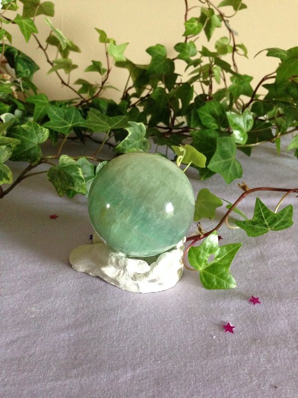 Green Fluorite Egg - 212 gm