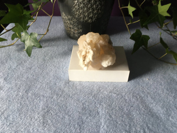 White Aragonite (Cave Calcite) Cluster