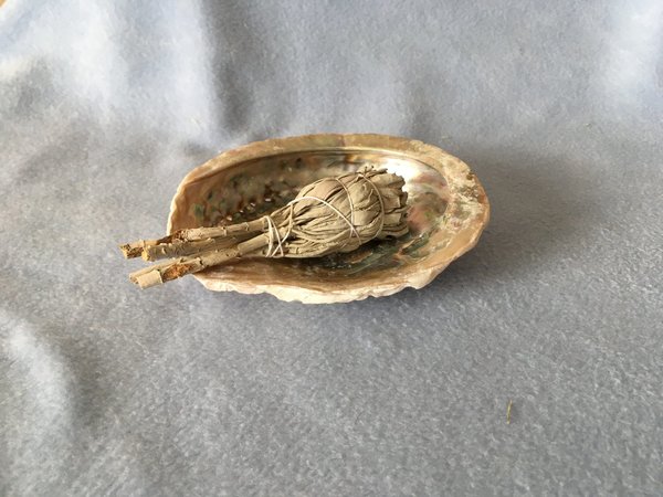 Abalone Shell and White Sage Set