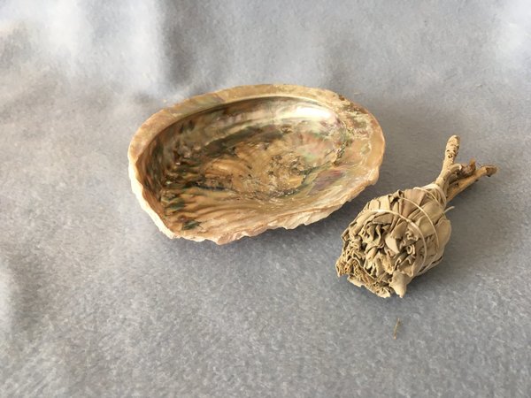 Abalone Shell and White Sage Set